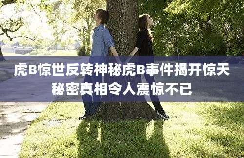 虎B惊世反转神秘虎B事件揭开惊天秘密真相令人震惊不已