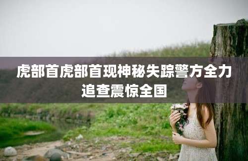 虎部首虎部首现神秘失踪警方全力追查震惊全国
