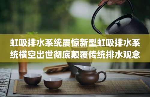 虹吸排水系统震惊新型虹吸排水系统横空出世彻底颠覆传统排水观念